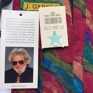 Jerry Garcia Riptide ART in neckwear